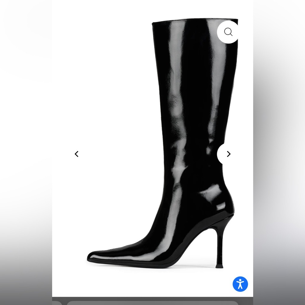 Jeffery Campbell darling 3 Patent leather boot worn once